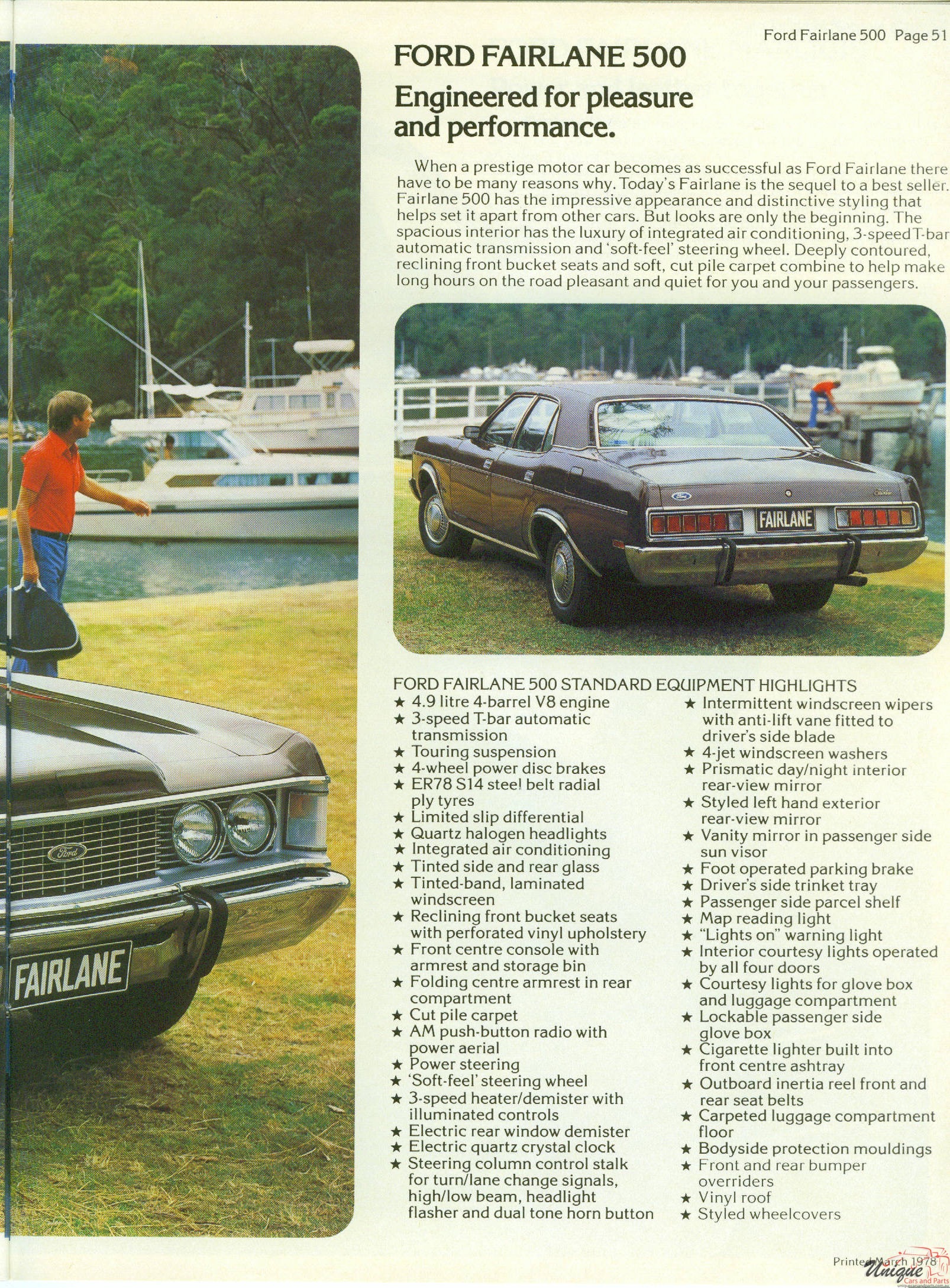 1978 Ford Australia Model Range Brochure Page 39
